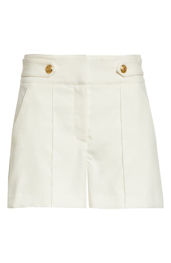 Veronica Beard Jazmin Shorts Aus Baumwoll-tweed In White