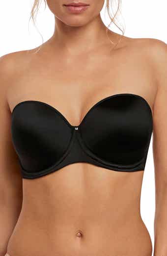 WACOAL Staying Power Wire Free Convertible Strapless Bra, Size 34D in Black  at Nordstrom Rack