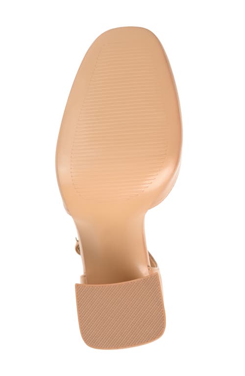 Shop Journee Collection Hesster Mary Jane Pump In Tan