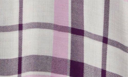 Shop Vineyard Vines Plaid Button-up Shirt In Gianna Plaid Purple