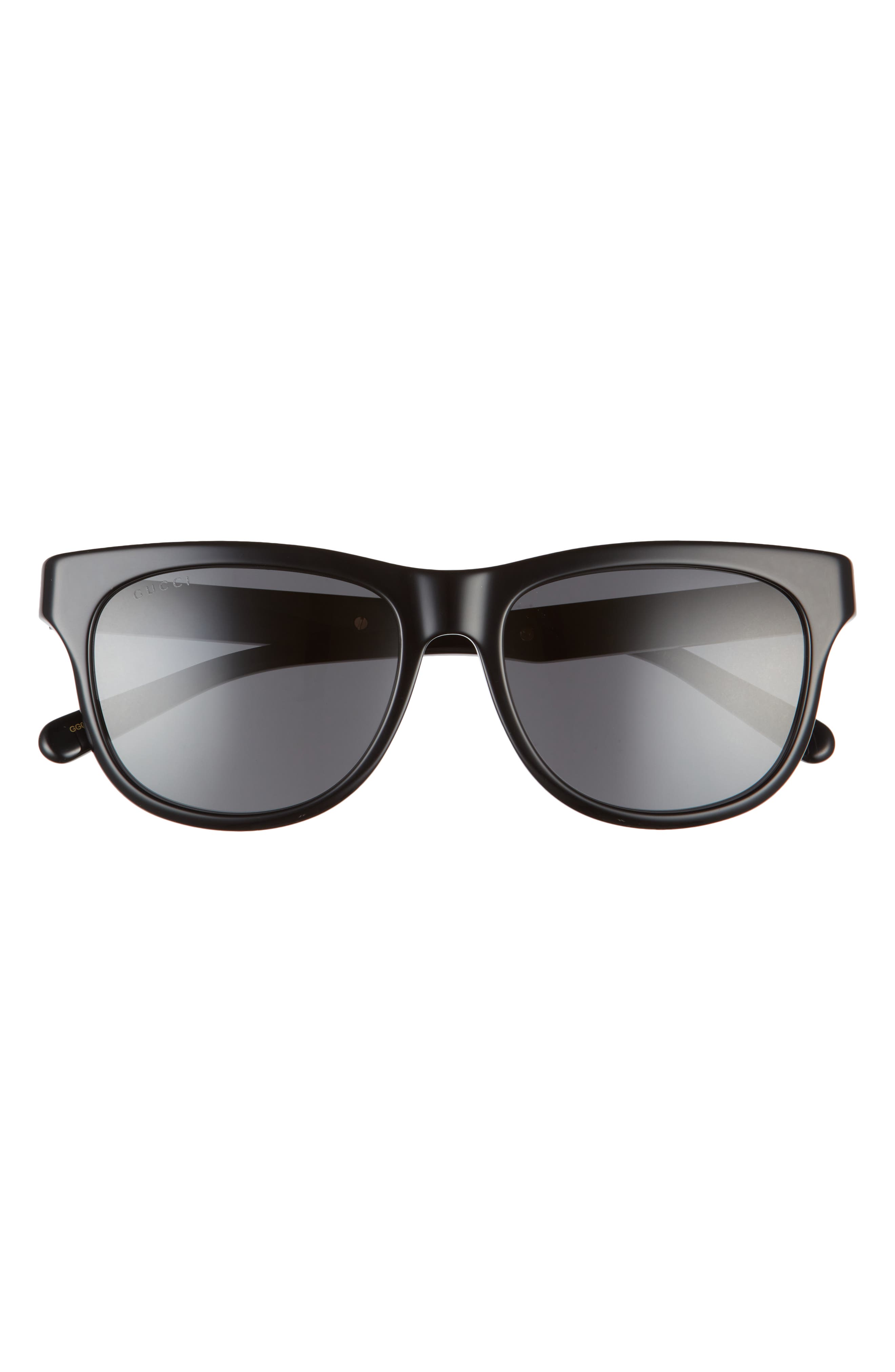 Gucci 55mm Square Sunglasses in Black/Grey at Nordstrom