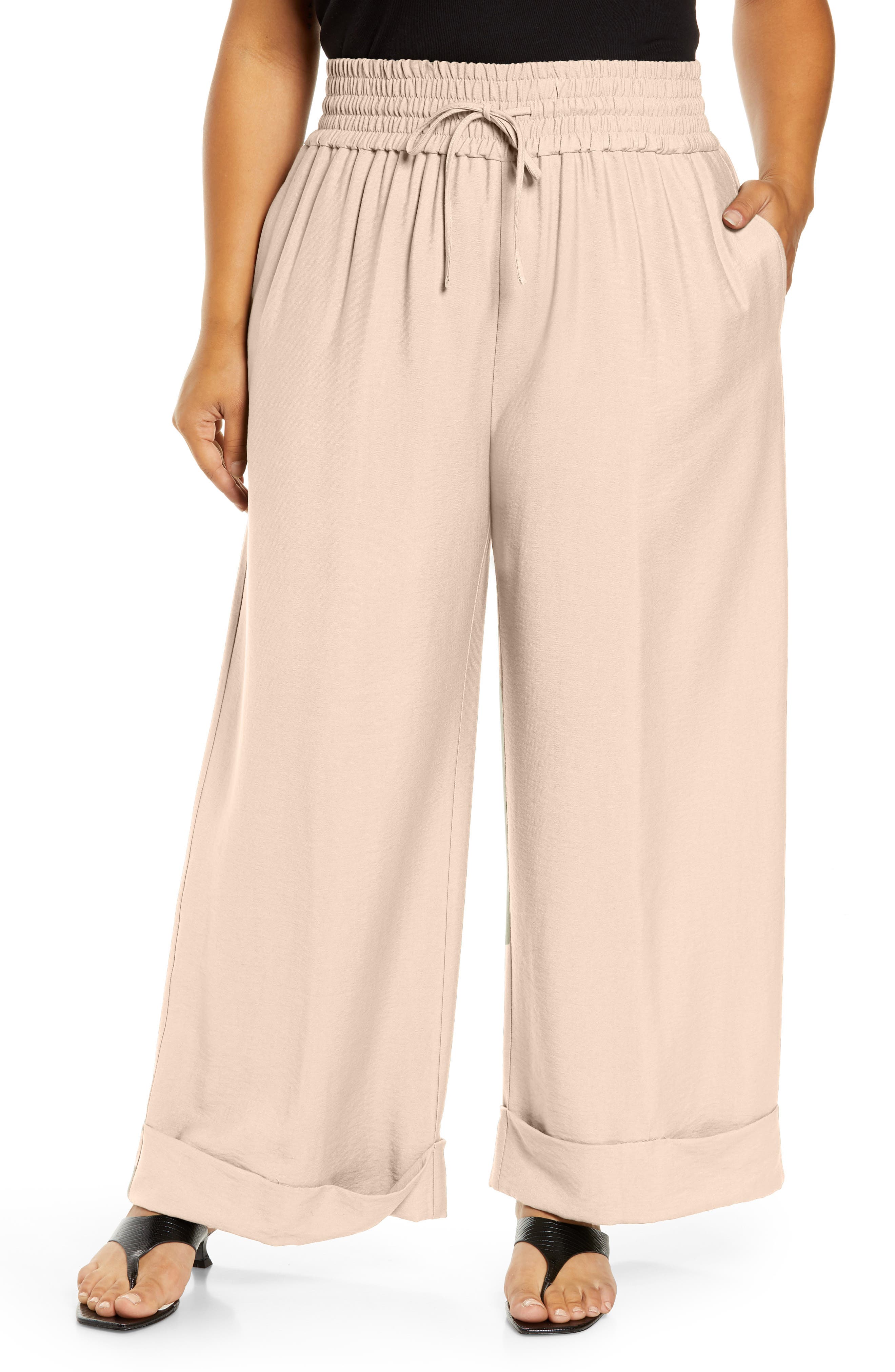 Open edit wide leg pants Clearance