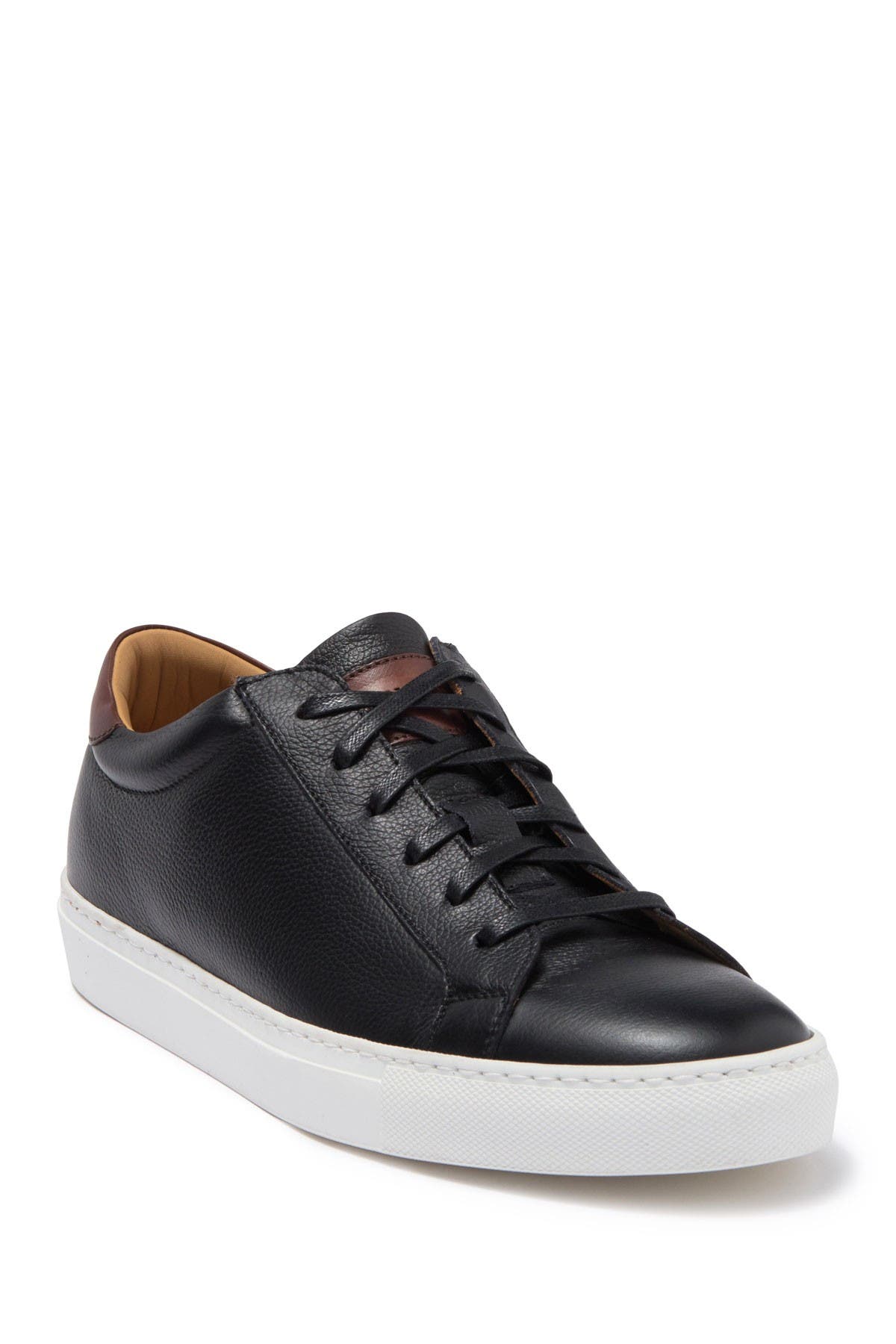 To Boot New York Devin Leather Sneaker In Black