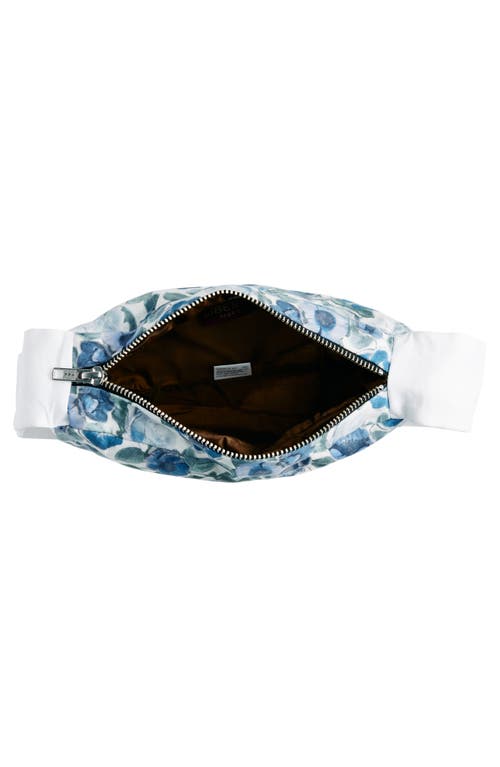 Coming Of Age X Heidi Rose Print Baguette Shoulder Bag In Heidi Rose Blue/white