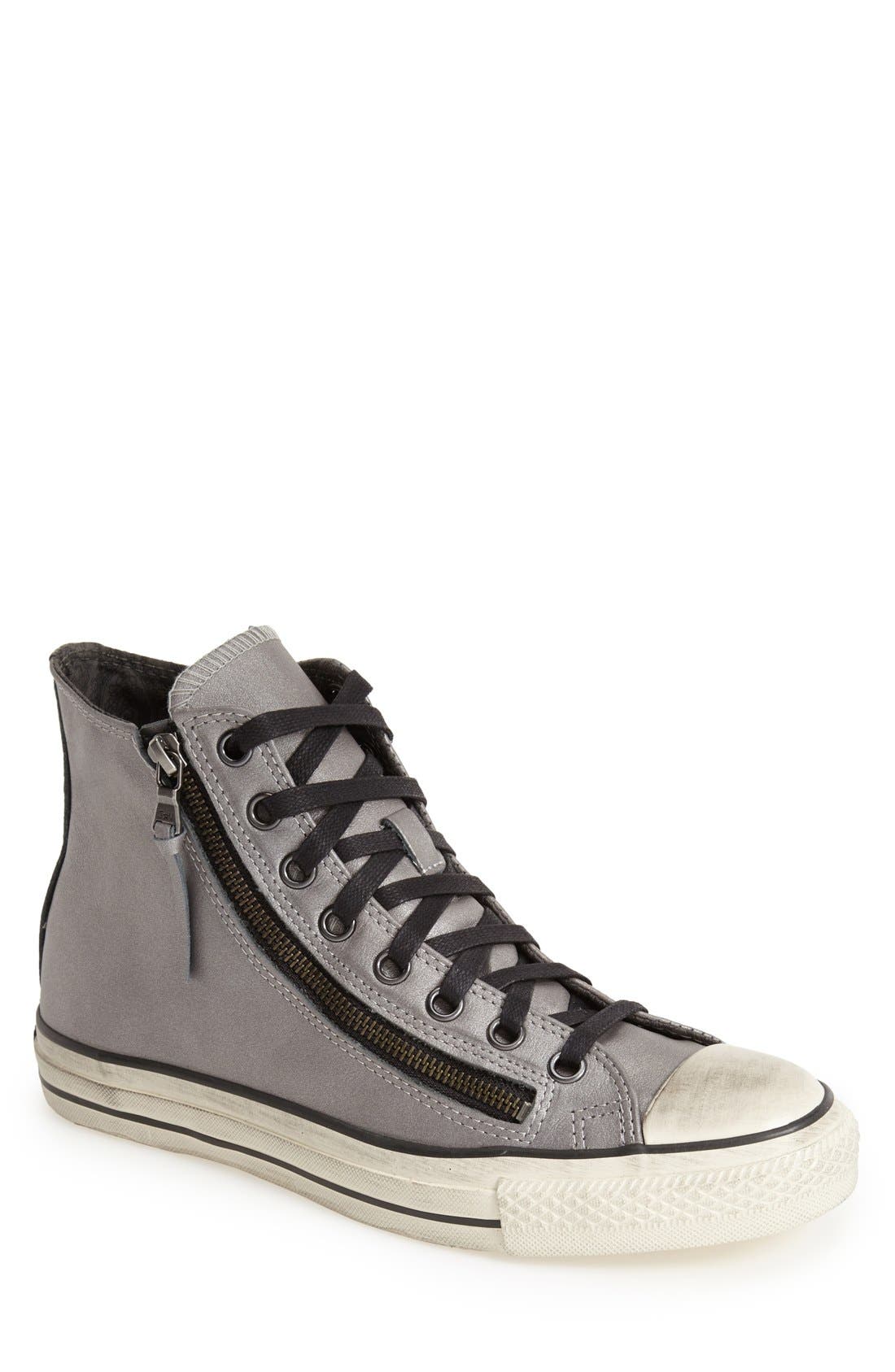 converse all star leather zip