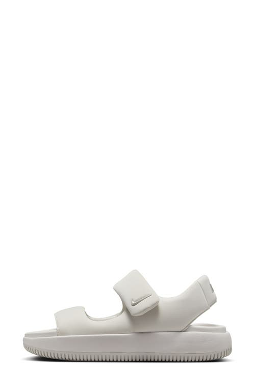 Shop Nike Calm Sandal In Light Bone/light Bone