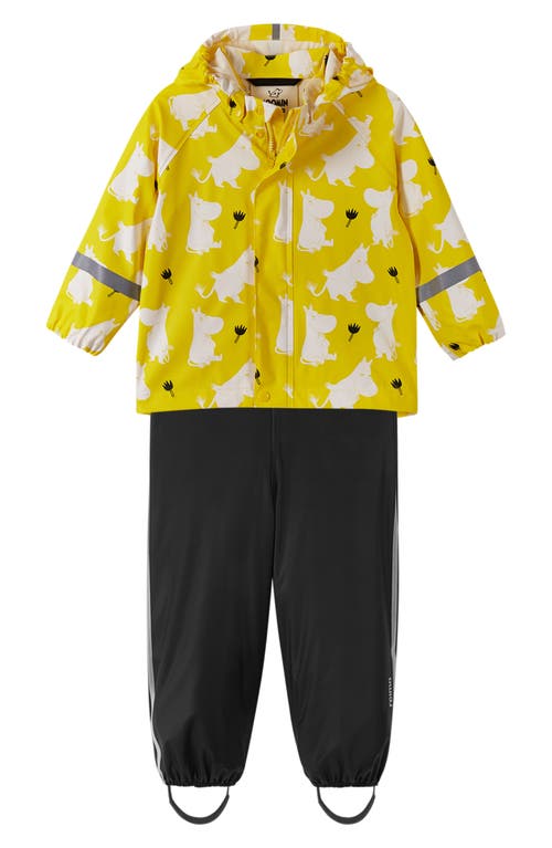 Reima Kids' Waterproof Rain Jacket & Pants Set Yellow at Nordstrom,