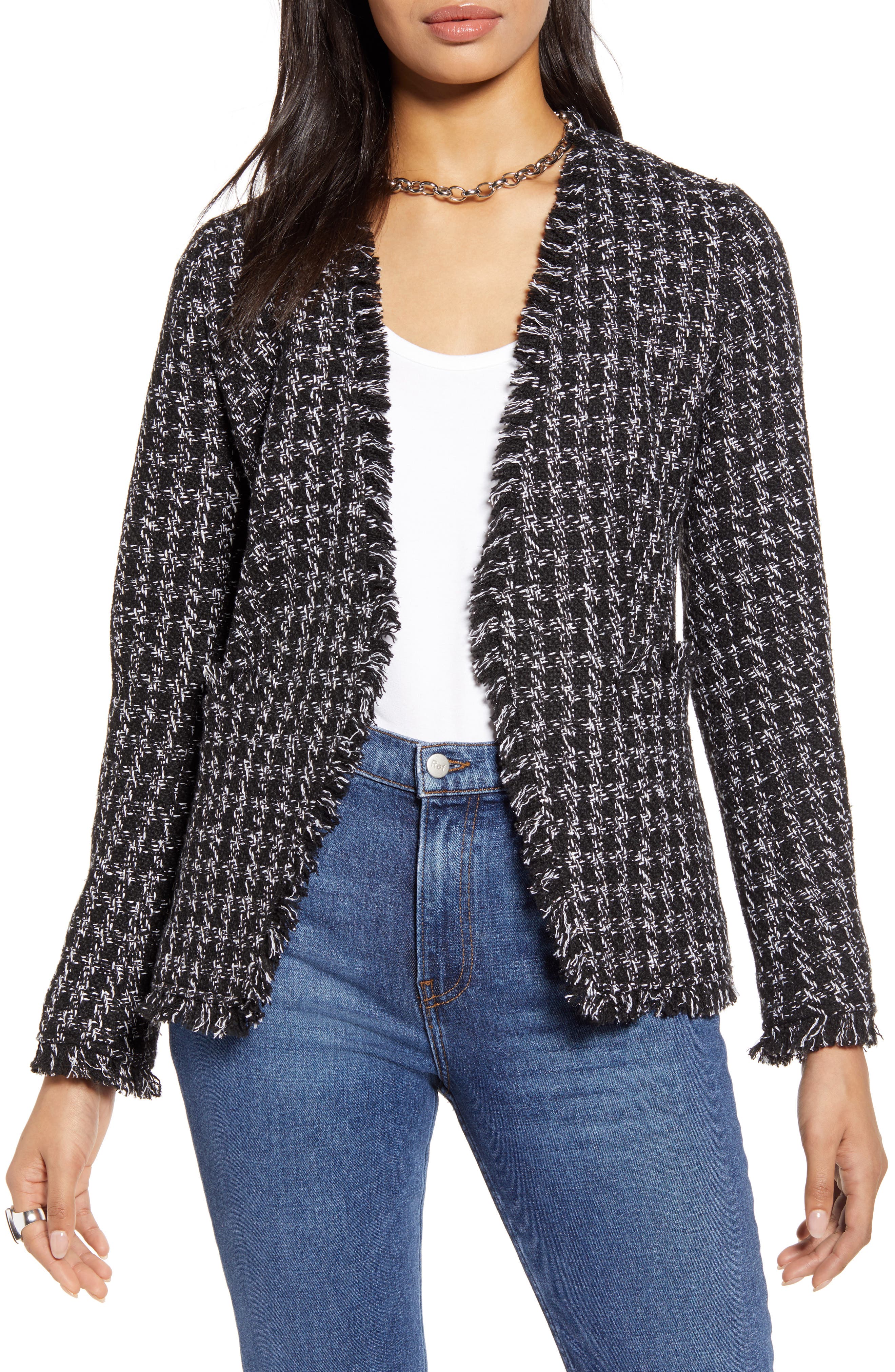 halogen boucle coat
