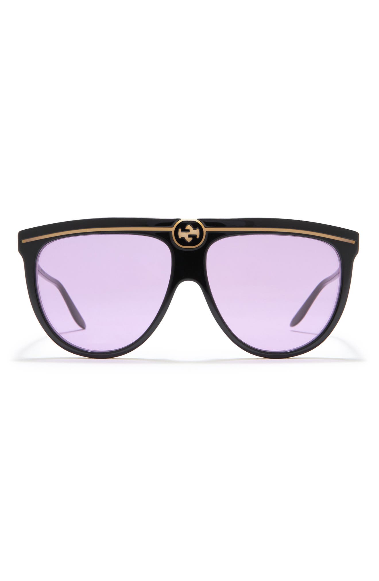 gucci 61mm flat top sunglasses