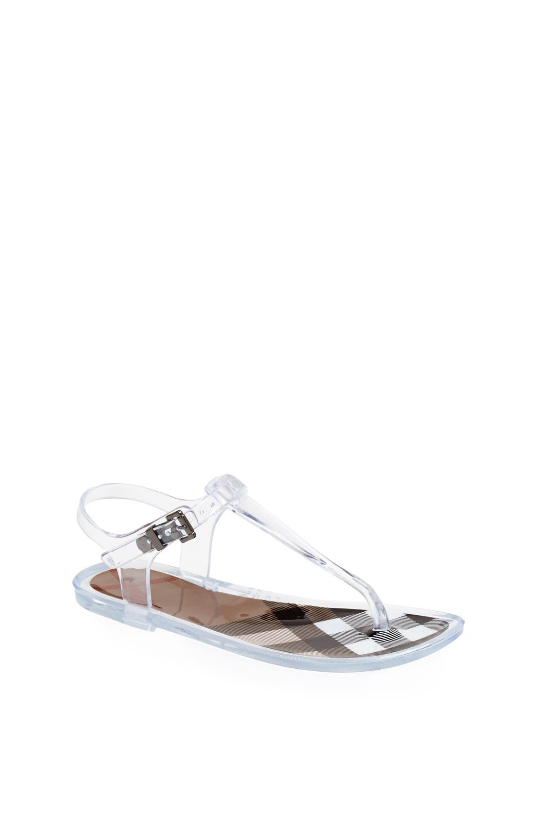 burberry jelly sandals
