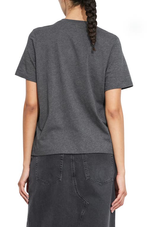 & Other Stories Crewneck T-shirt In Grey Dark