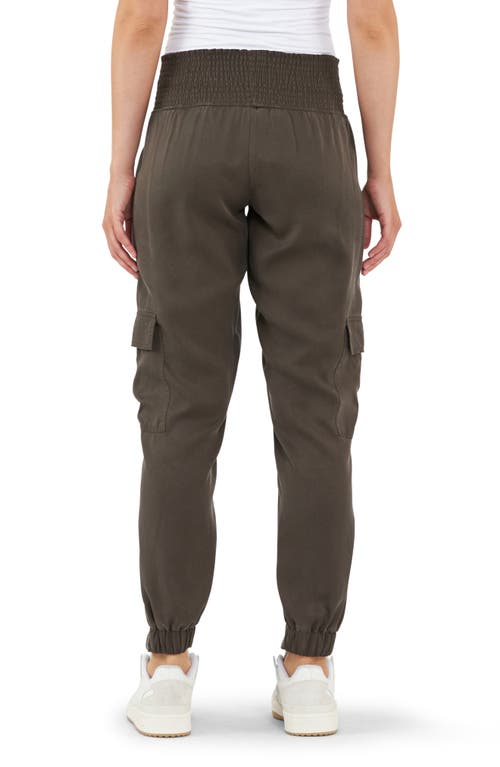 Shop Ripe Maternity Off Duty Cargo Maternity Joggers In Chocolate