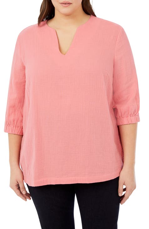 Coral Plus-Size Tops for Women | Nordstrom