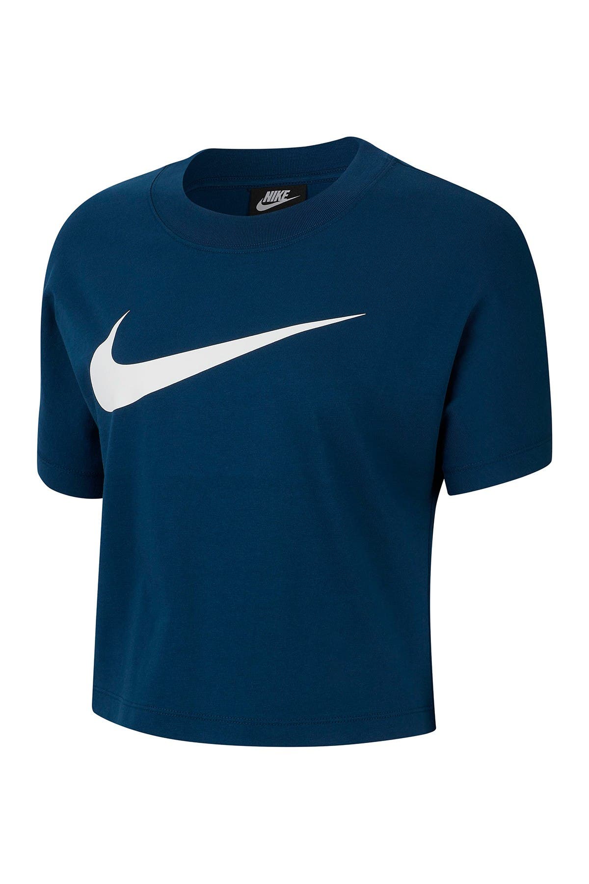 nike swoosh cropped t shirt