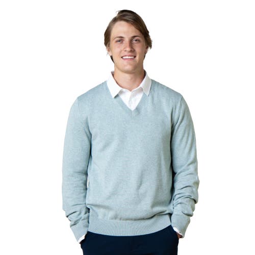 HOPE & HENRY ORGANIC FINE GAUGE V-NECK SWEATER 