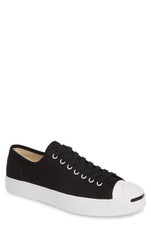 Converse Jack Purcell Low Top Sneaker In Black/white/black