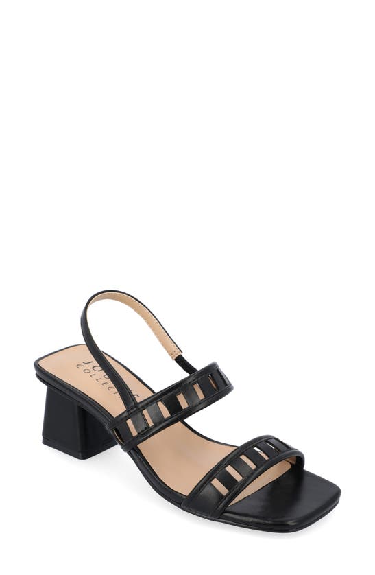 JOURNEE COLLECTION ISMAY BLOCK HEEL SANDAL