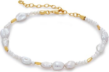 Monica vinader pearl bracelet Clearance
