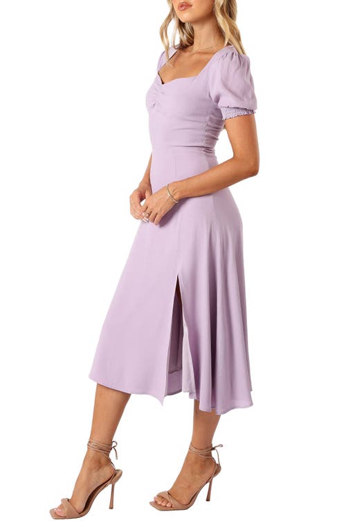 Petal And Pup Petal & Pup Franklin Puff Sleeve Dress In Purple