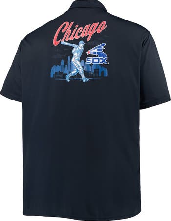 Men's Navy Chicago White Sox Big & Tall Button-Up Shirt
