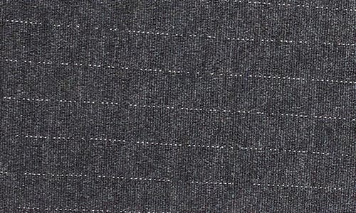 Nic + Zoe Nic+zoe Pinstripe Ponte Zip Jacket In Grey Multi