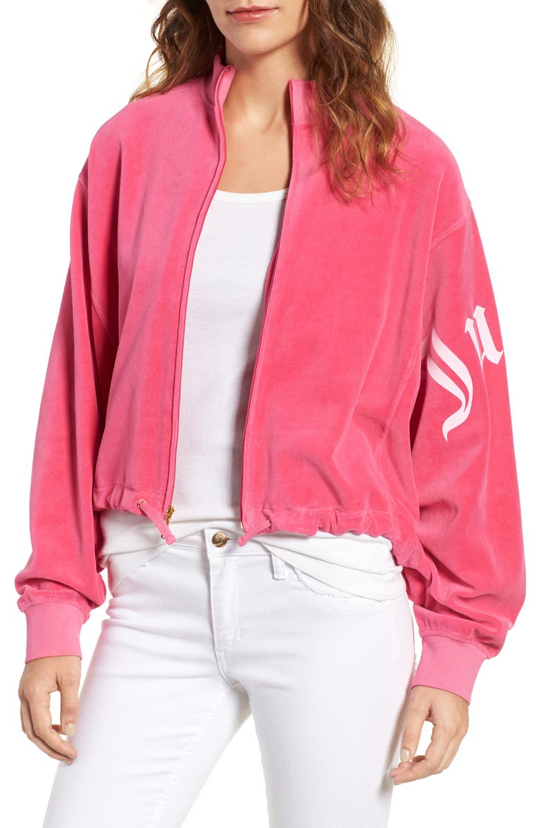 Juicy Couture Velour Batwing Track Jacket | Nordstrom