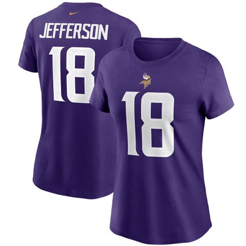 Youth Justin Jefferson Purple Minnesota Vikings Mainliner Player Name &  Number Long Sleeve T-Shirt