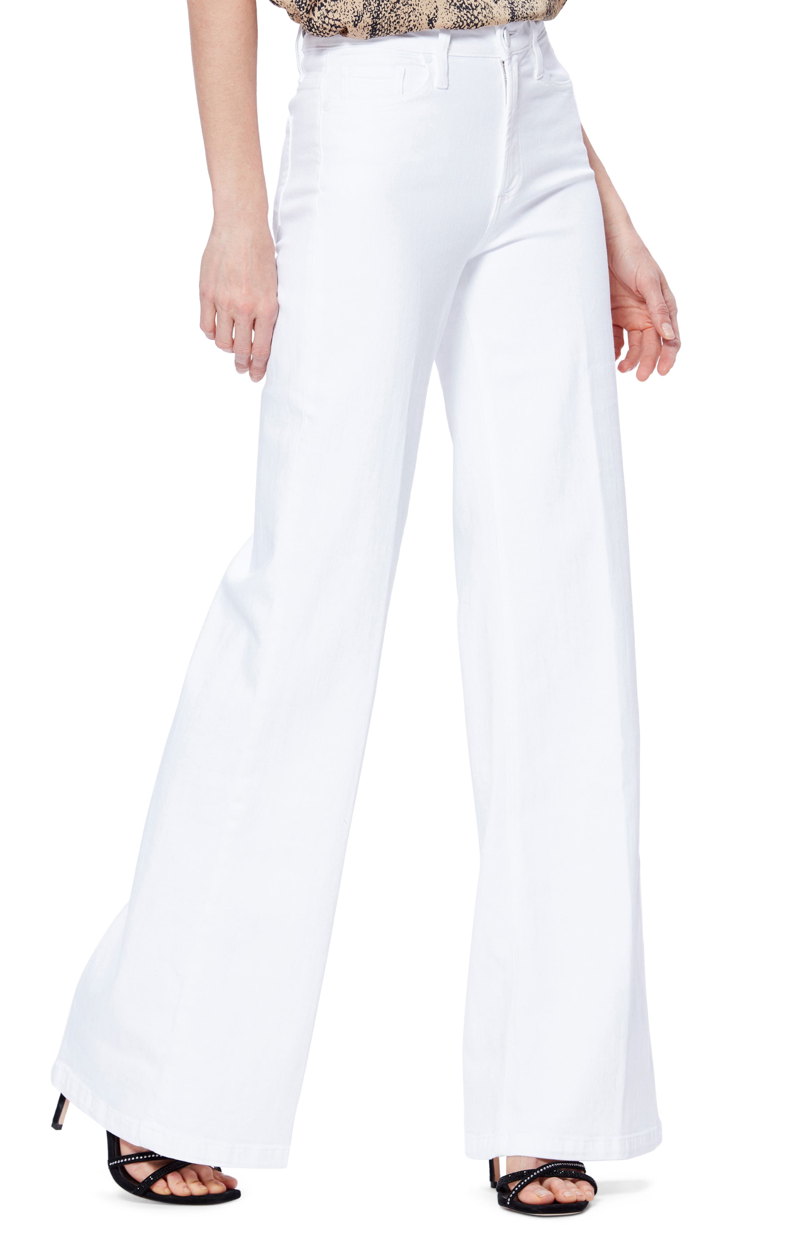 paige sutton wide leg jeans