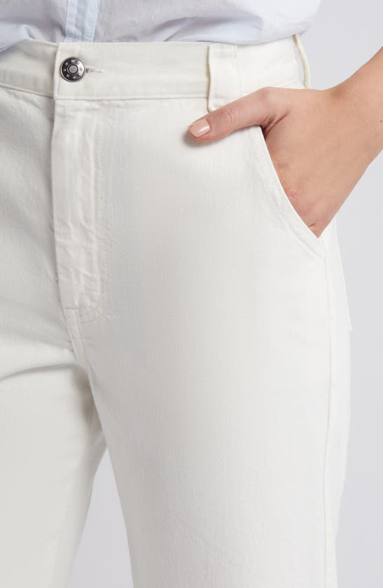 Shop Xirena Xírena Corbin Cotton Wide Leg Pants In White