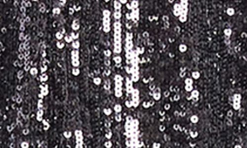 Karen Kane Sequin Jacket In Black Sequin In Smoke