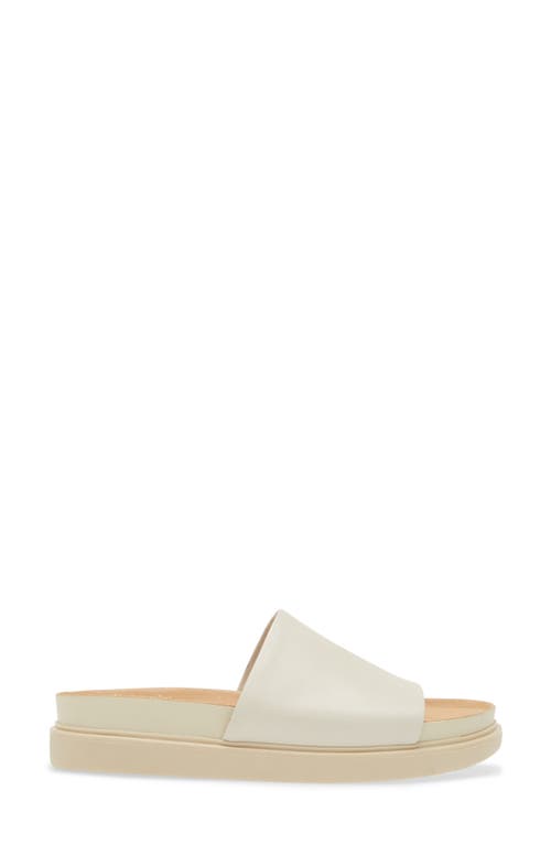 Vagabond Shoemakers Erin Slide Sandal In Off White
