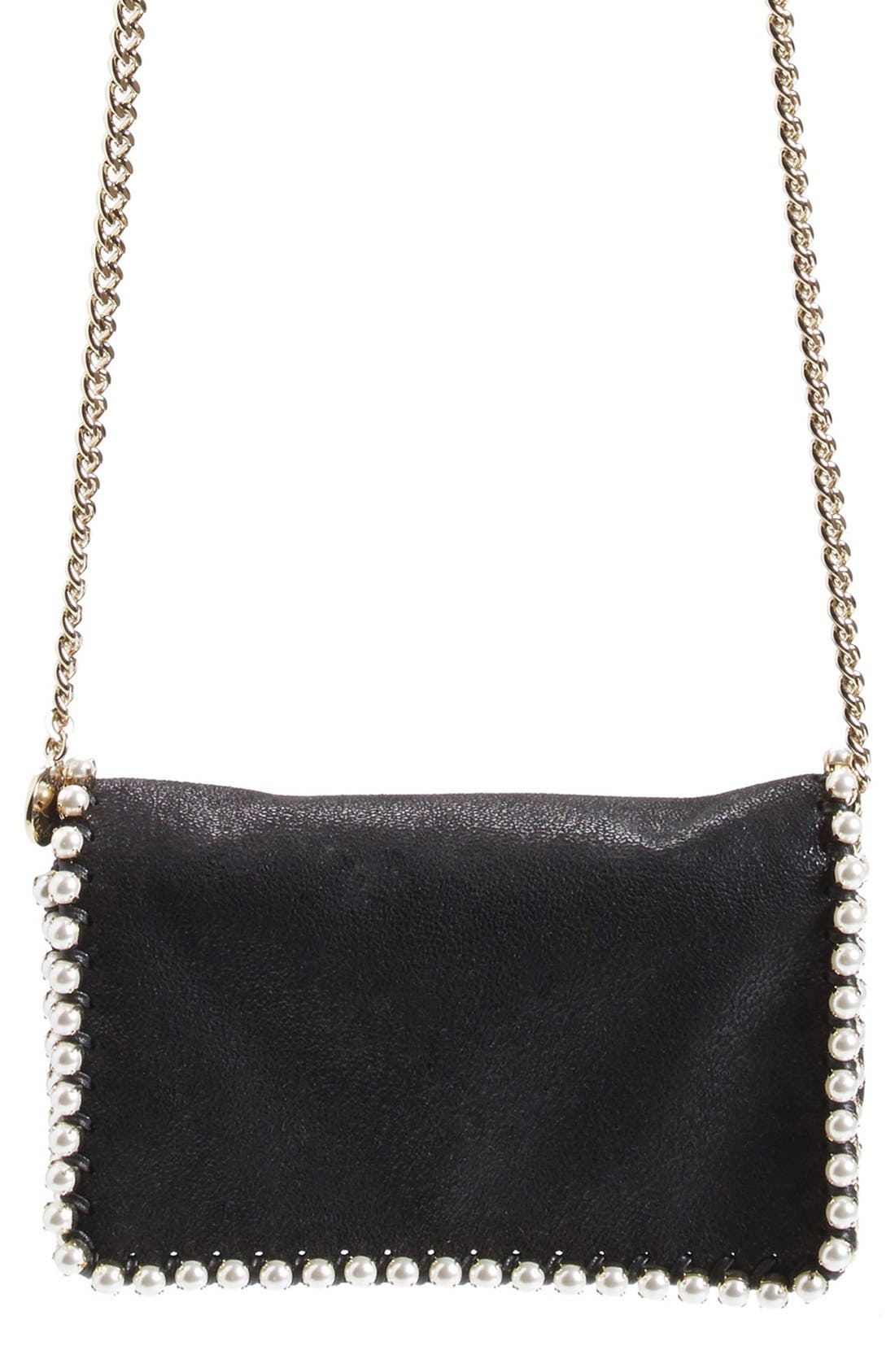 Stella McCartney 'Falabella' Embellished Faux Leather Crossbody Bag