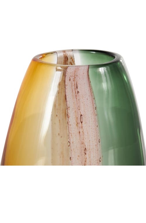 Vivian Lune Home Multicolor Glass Vase In Multi Colored