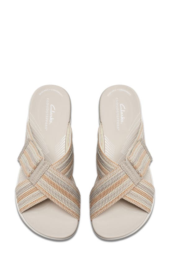 Shop Clarks ® Arla Wave Sandal In Beige Combo