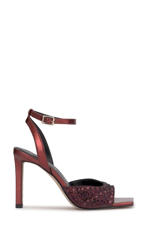 Shop Jessica Simpson Lendall Ankle Strap Sandal In Oxblood