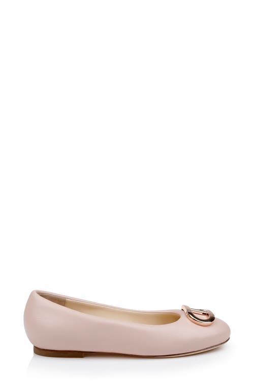 Shop Dee Ocleppo Prague Flat In Rose Leather