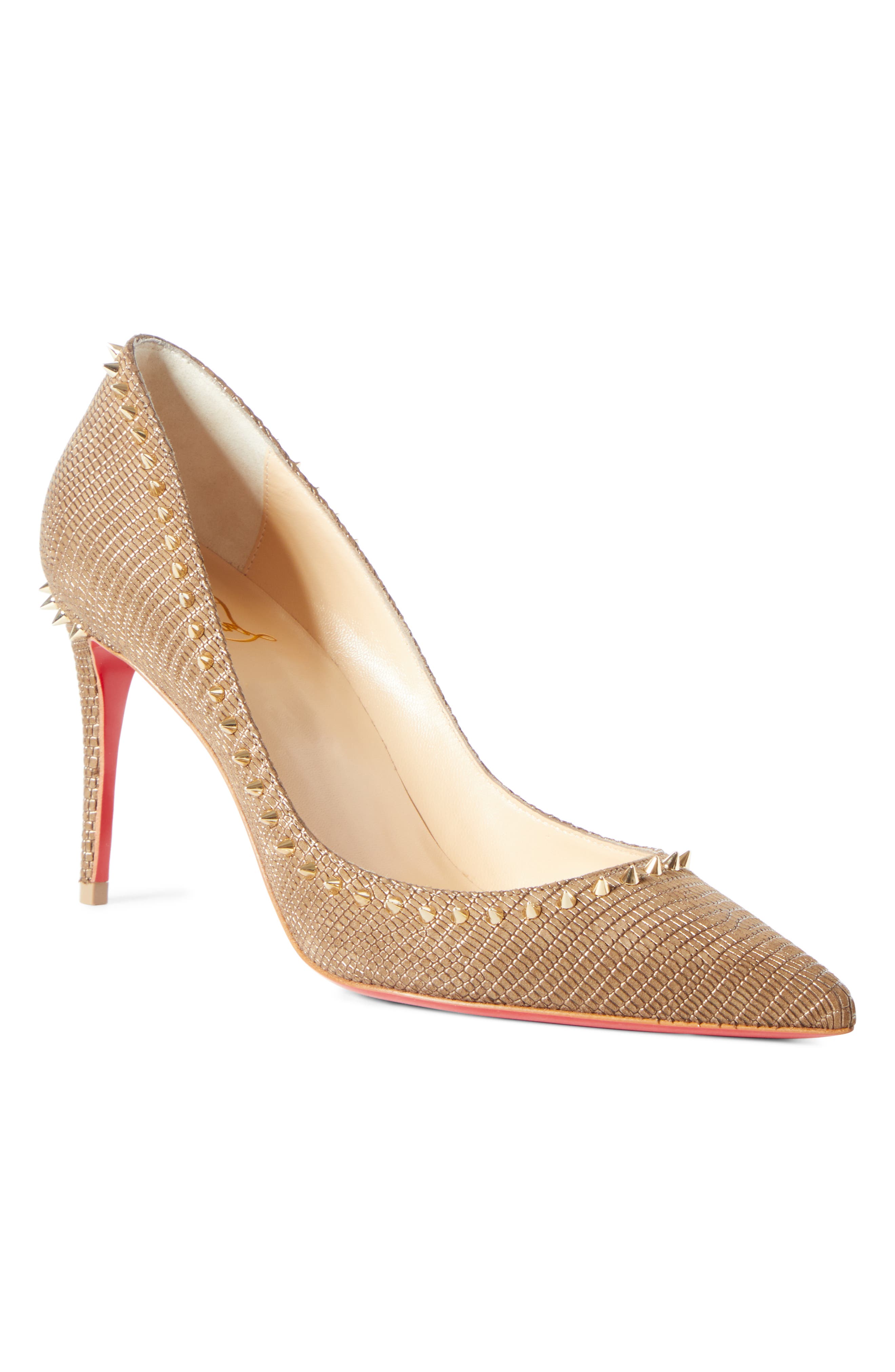 christian louboutin shoes beige