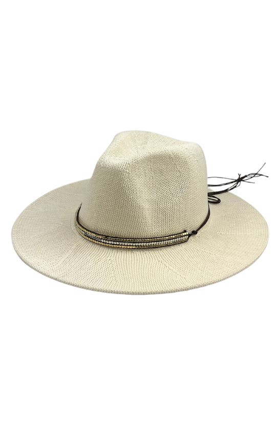 Shop Marcus Adler Straw Panama Hat In Ivory