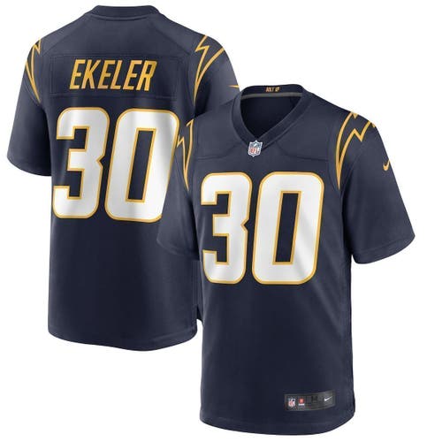 UPC 194534868752 product image for Men's Nike Austin Ekeler Navy Los Angeles Chargers Alternate Game Jersey at Nord | upcitemdb.com