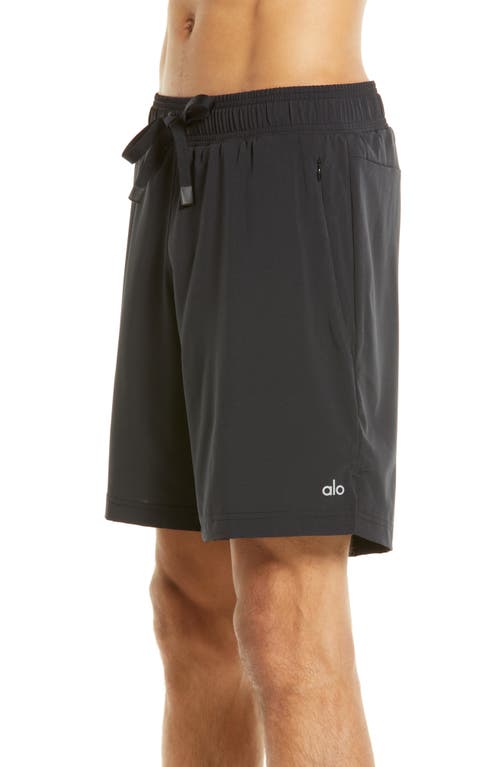 Shop Alo Yoga Alo Unity 2-in-1 Shorts In Black/dark Grey