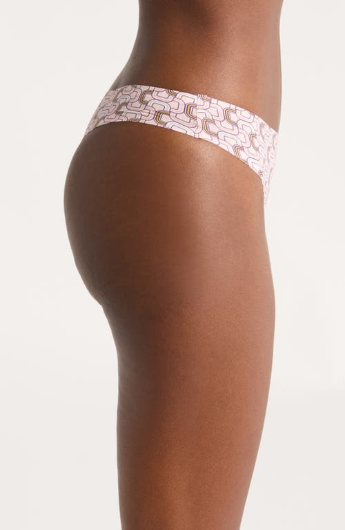 Shop Chantelle Lingerie Soft Stretch Thong In Graphicool