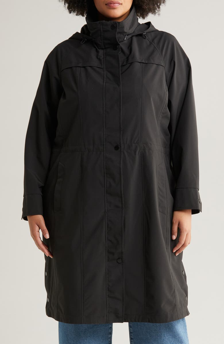 Gallery Water Resistant Hooded Raincoat | Nordstrom