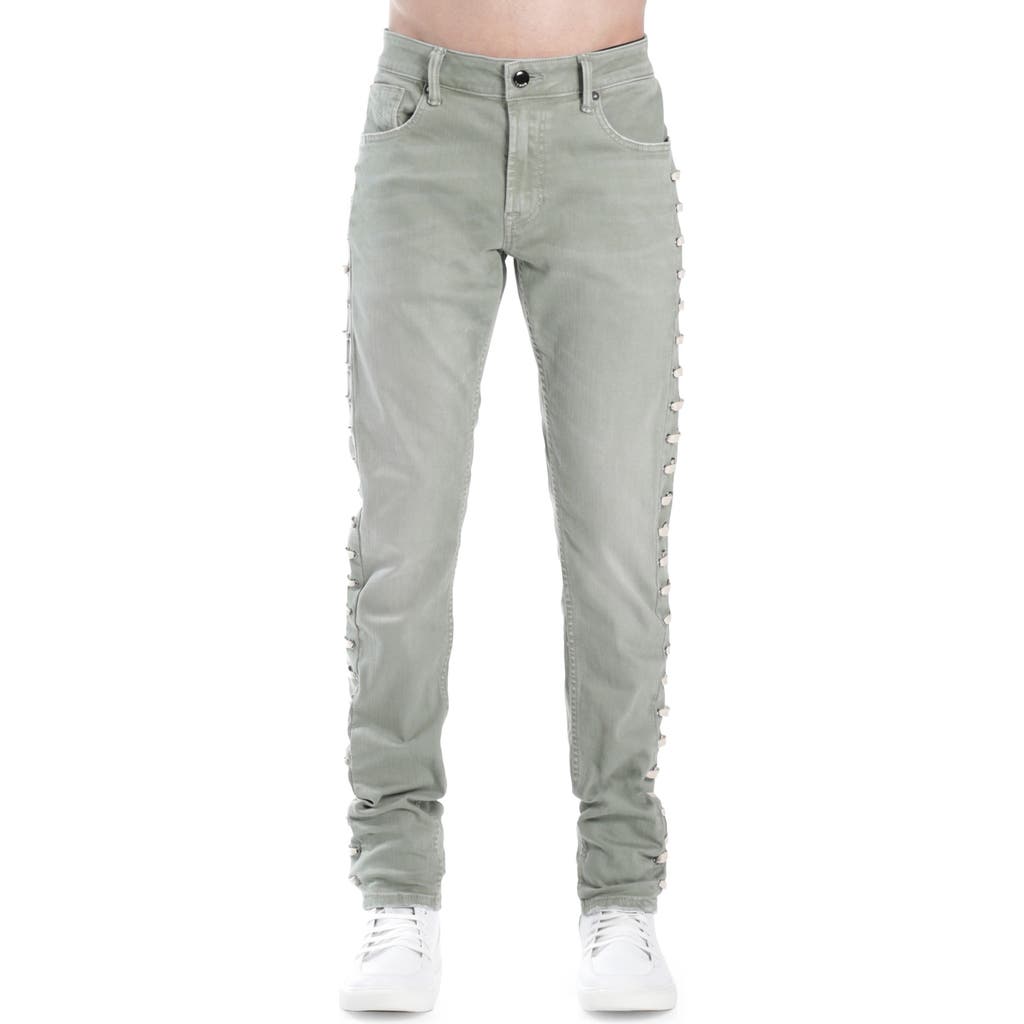 Shop Hvman Strat Super Skinny Jeans In Green