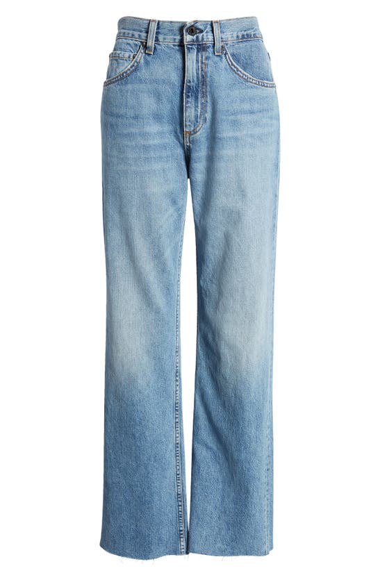 Shop Askk Ny Relaxed Straight Leg Jeans In Firebird