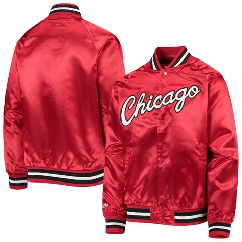 San Diego Padres Mitchell & Ness Lightweight Satin Full-Snap Jacket - Brown