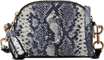 Marc Jacobs E-Shutter Snake Embossed Leather Crossbody Bag