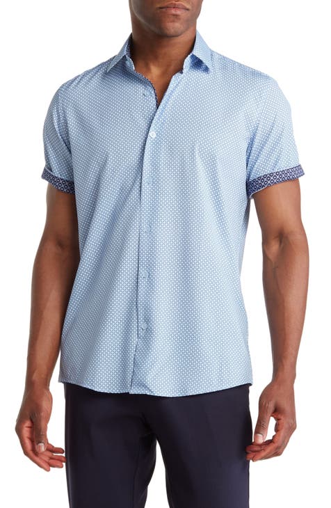 Men's Slim Fit Short Sleeve Button Down ShirtsDiscover men's short ...