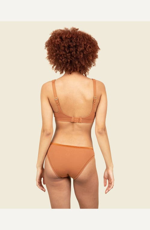 Subset Keyhole Soft Bra In Spice