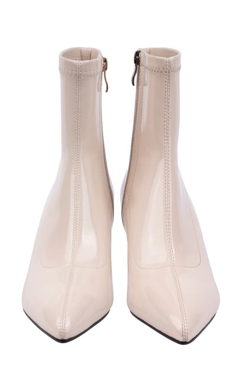 Ninety Union Greece Pointed Toe Bootie In Beige