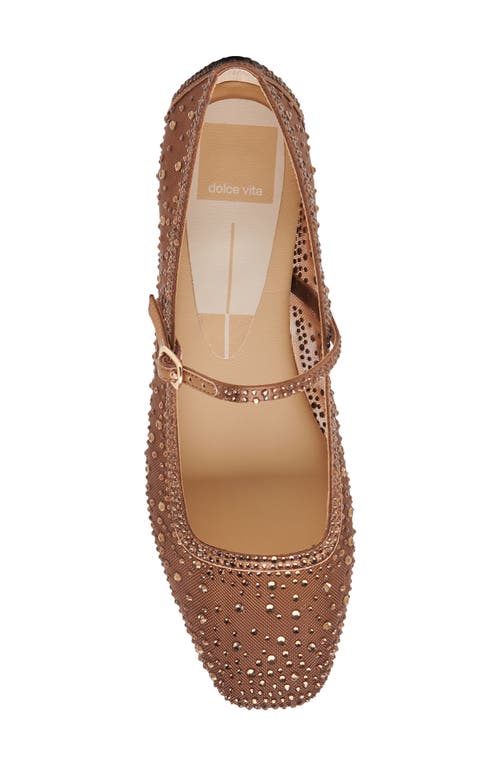 Dolce Vita Reyes Mary Jane Flat In Mid Brown